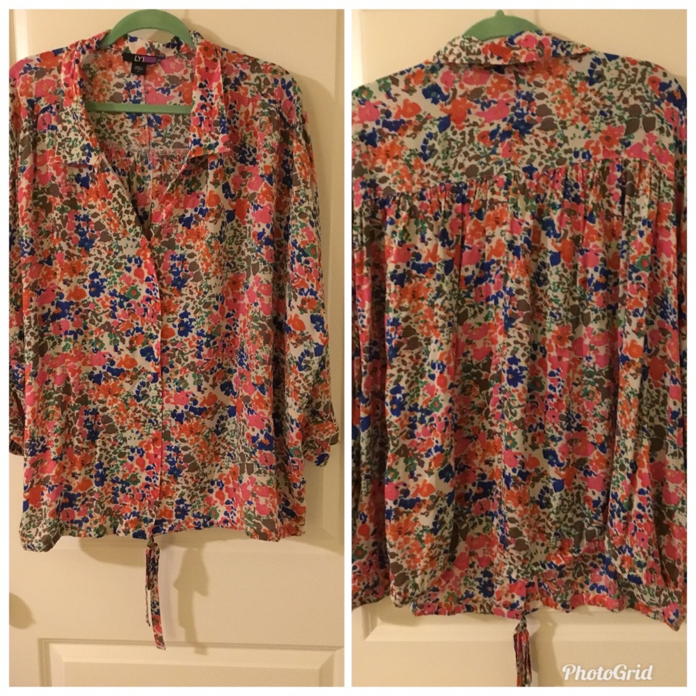 LYS floral blouse